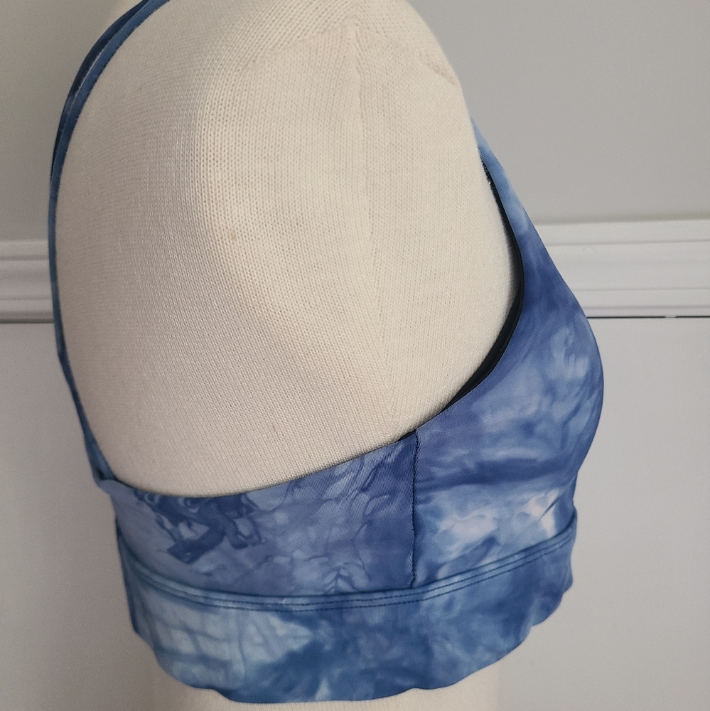 ZYIA Hendrix Light n Tight Strappy Bra Size L Tie Dye Athleisure Yoga Crisscross - Picture 7 of 13